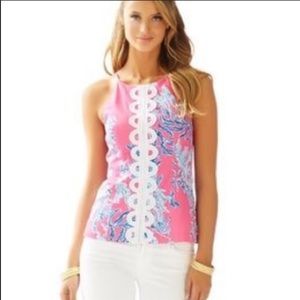 Annabelle Capri Pink Samba top